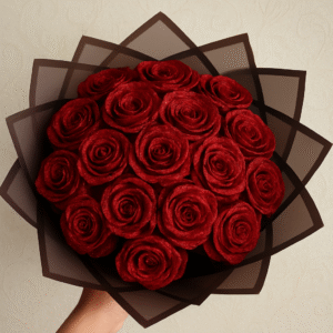 Ribbon flower bouquet