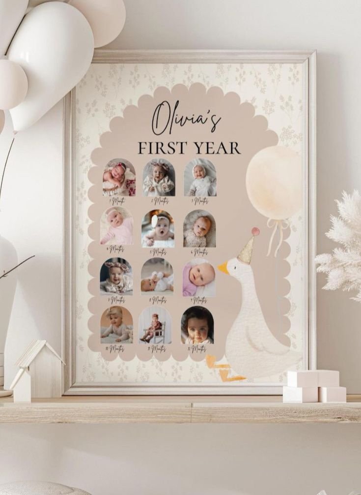 Hold 12 months baby frame